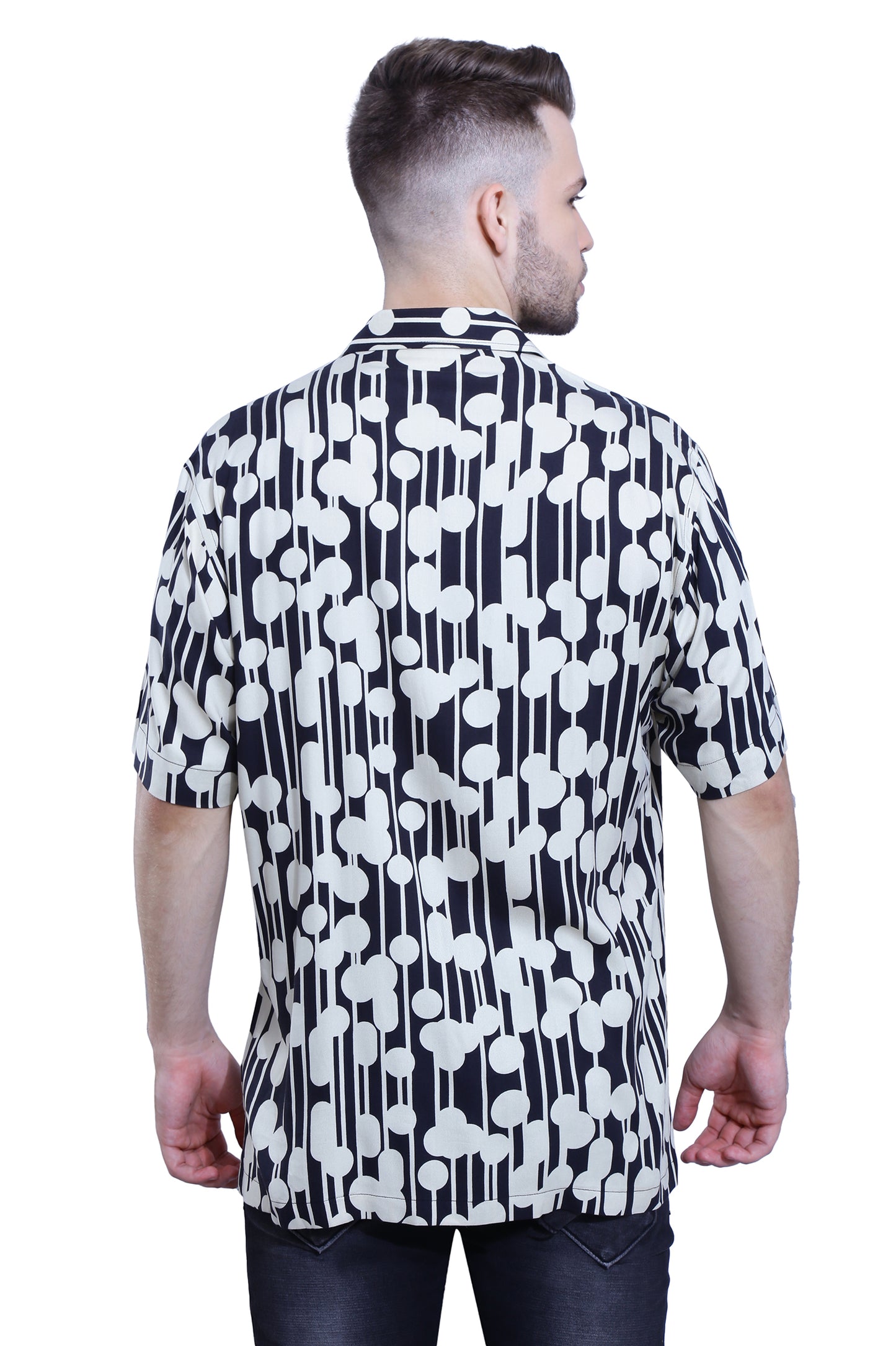 Black White Abstract Shirt