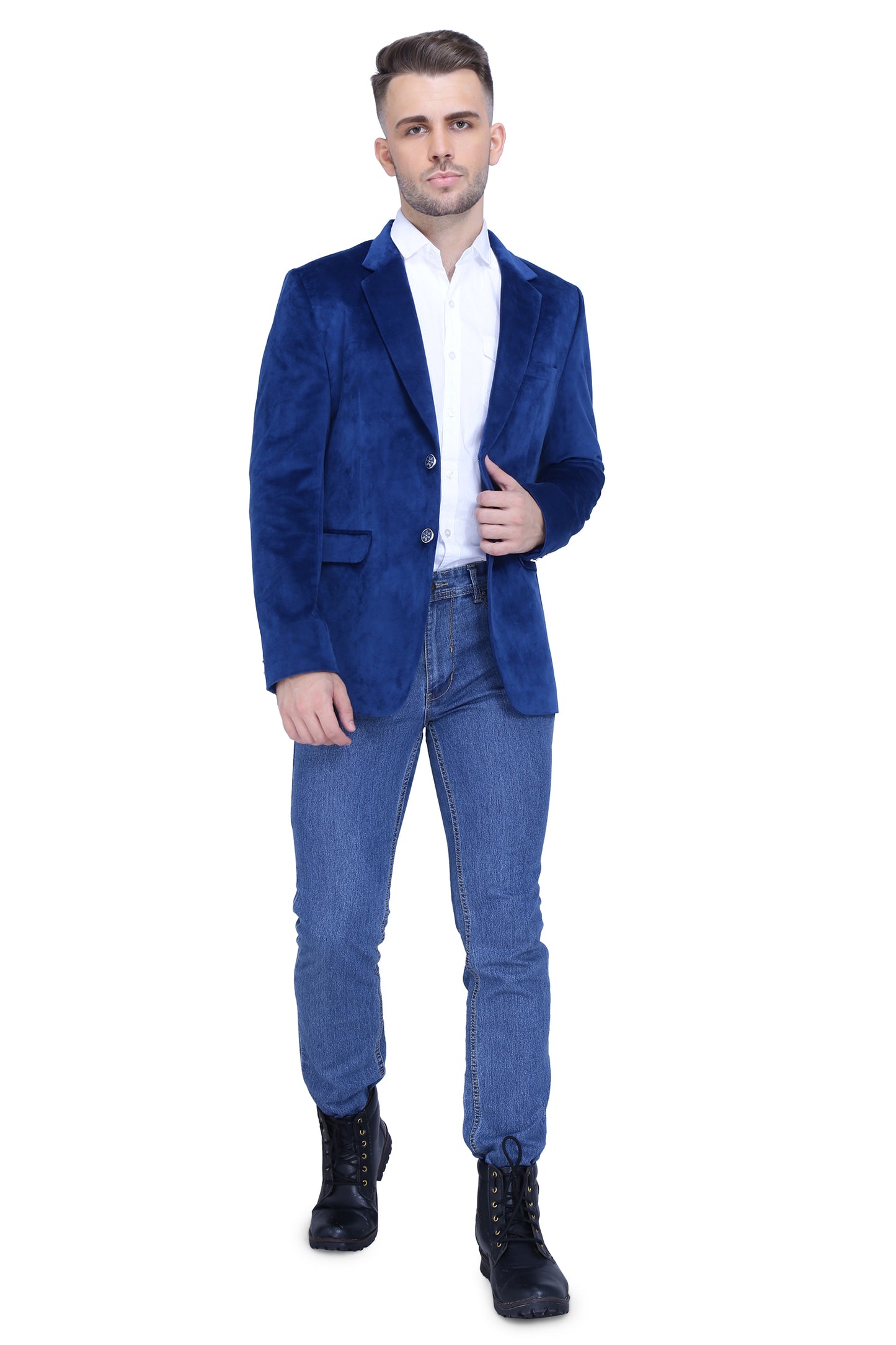 Blue Suede Blazer