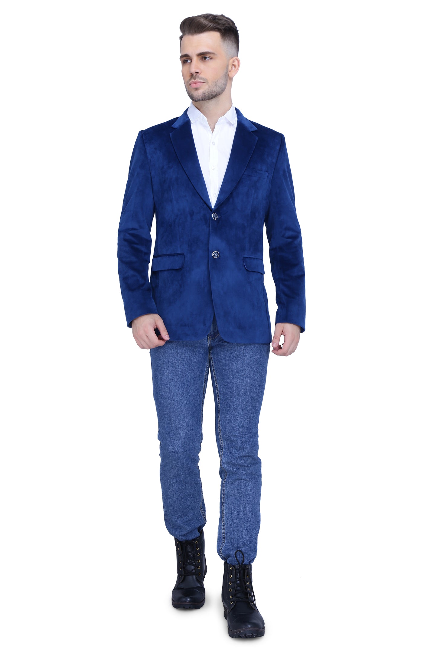 Blue Suede Blazer