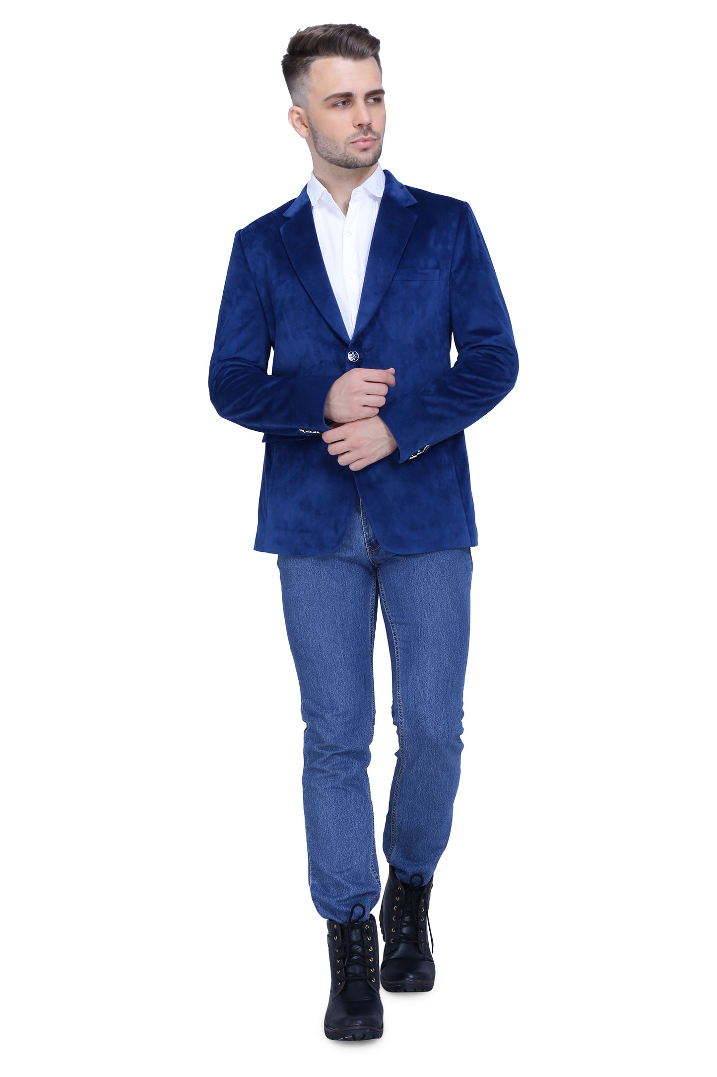 Blue Suede Blazer