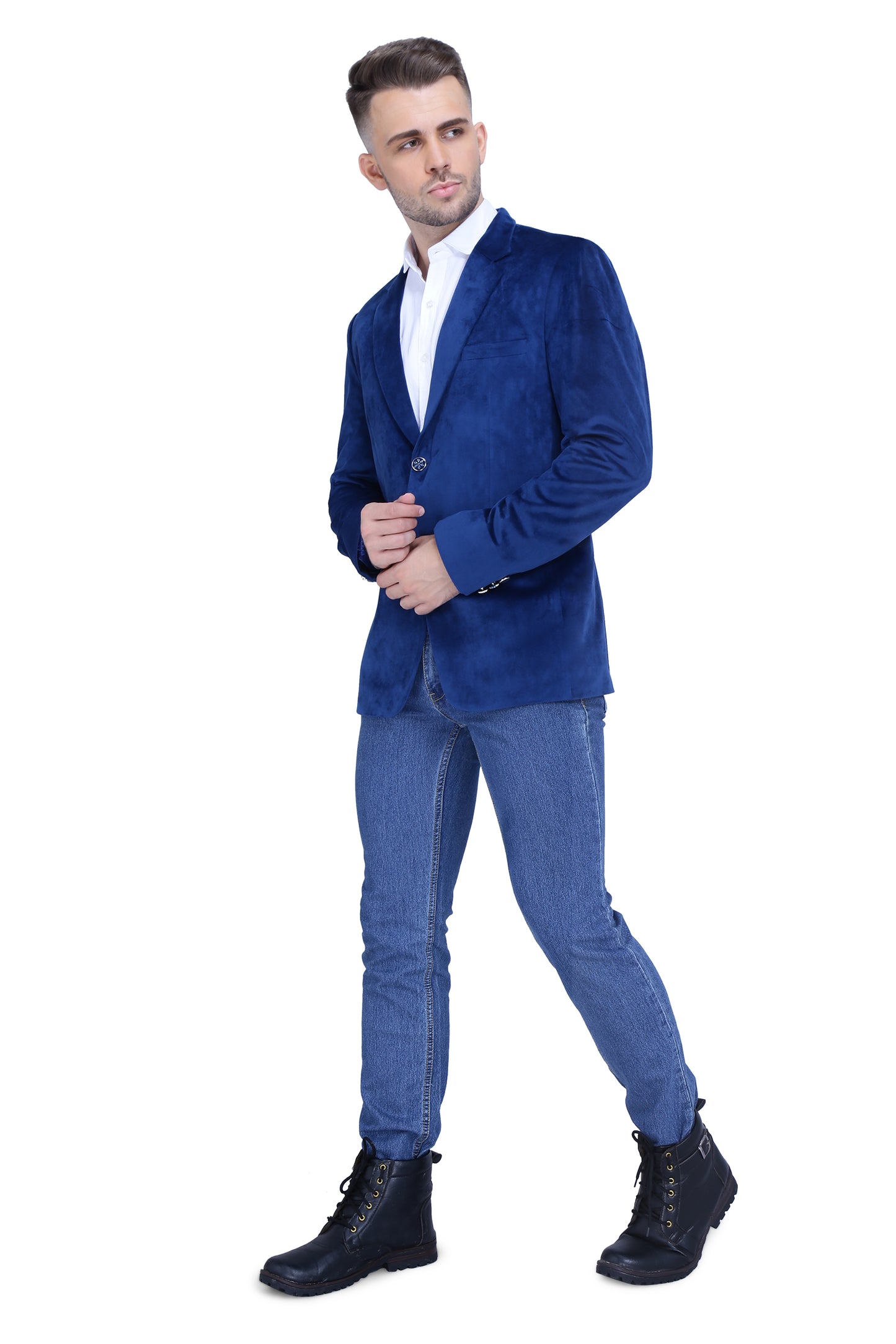 Blue Suede Blazer