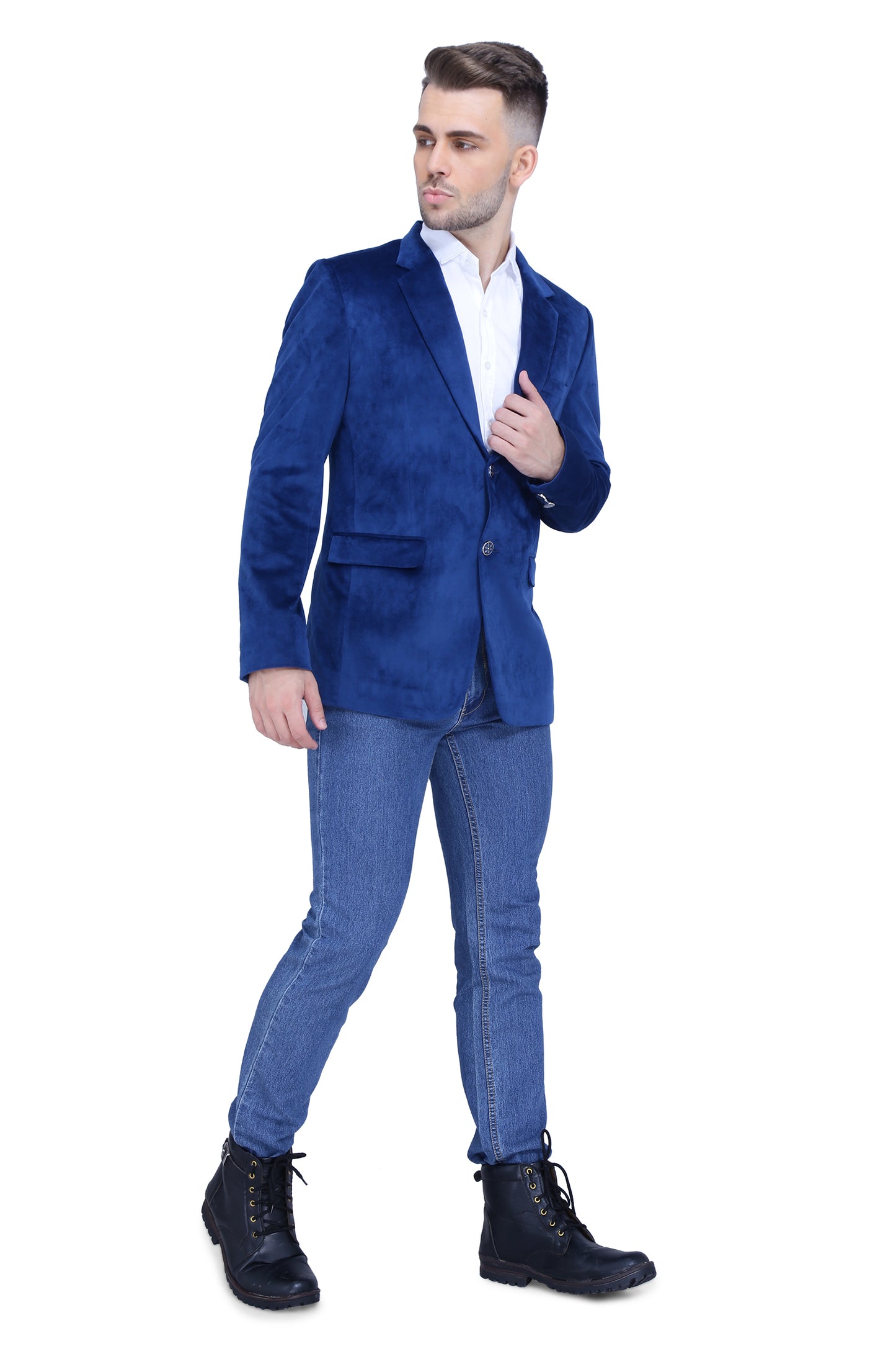 Blue Suede Blazer