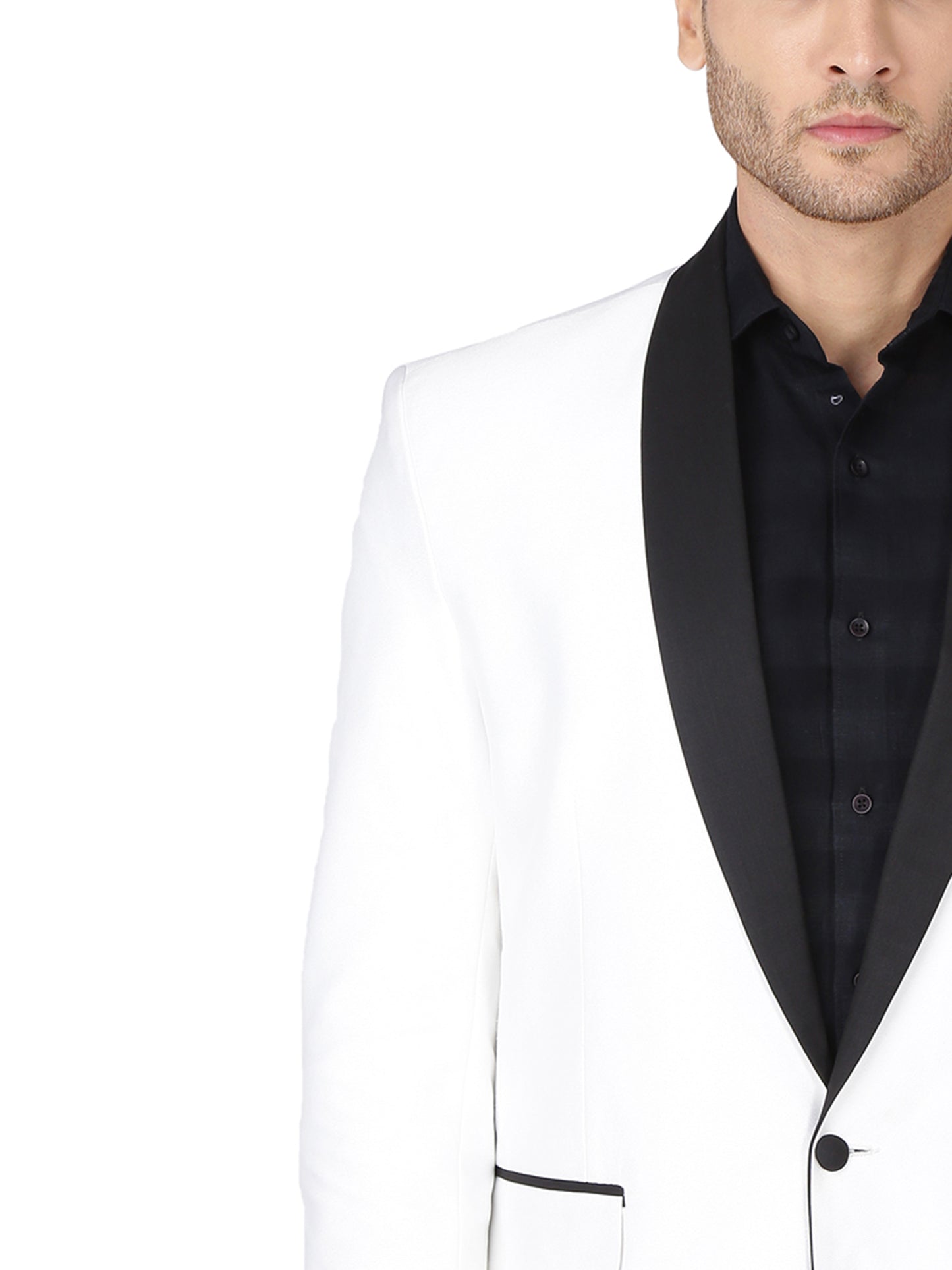 White Tuxedo Jacket